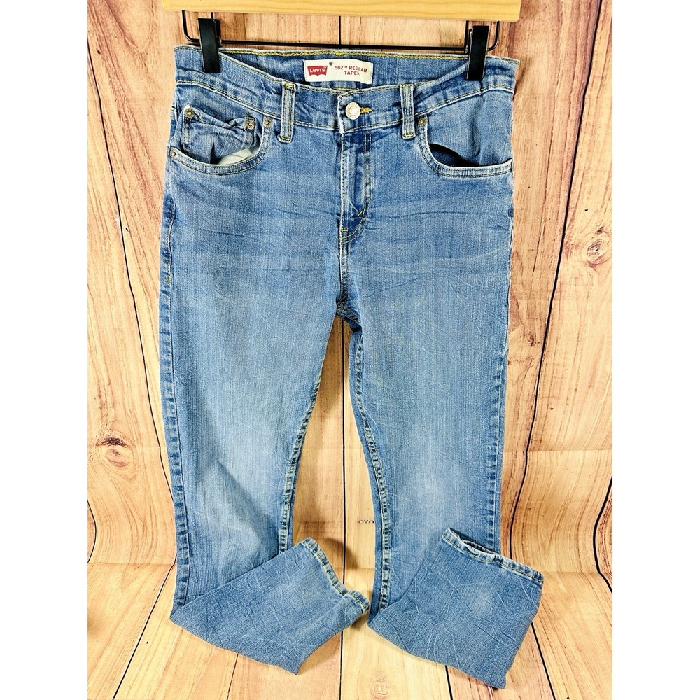 Levi 502 Women Jeans‎ Regular Taper  Blue Size 16 Reg 28 x 28 Medium Wash Denim